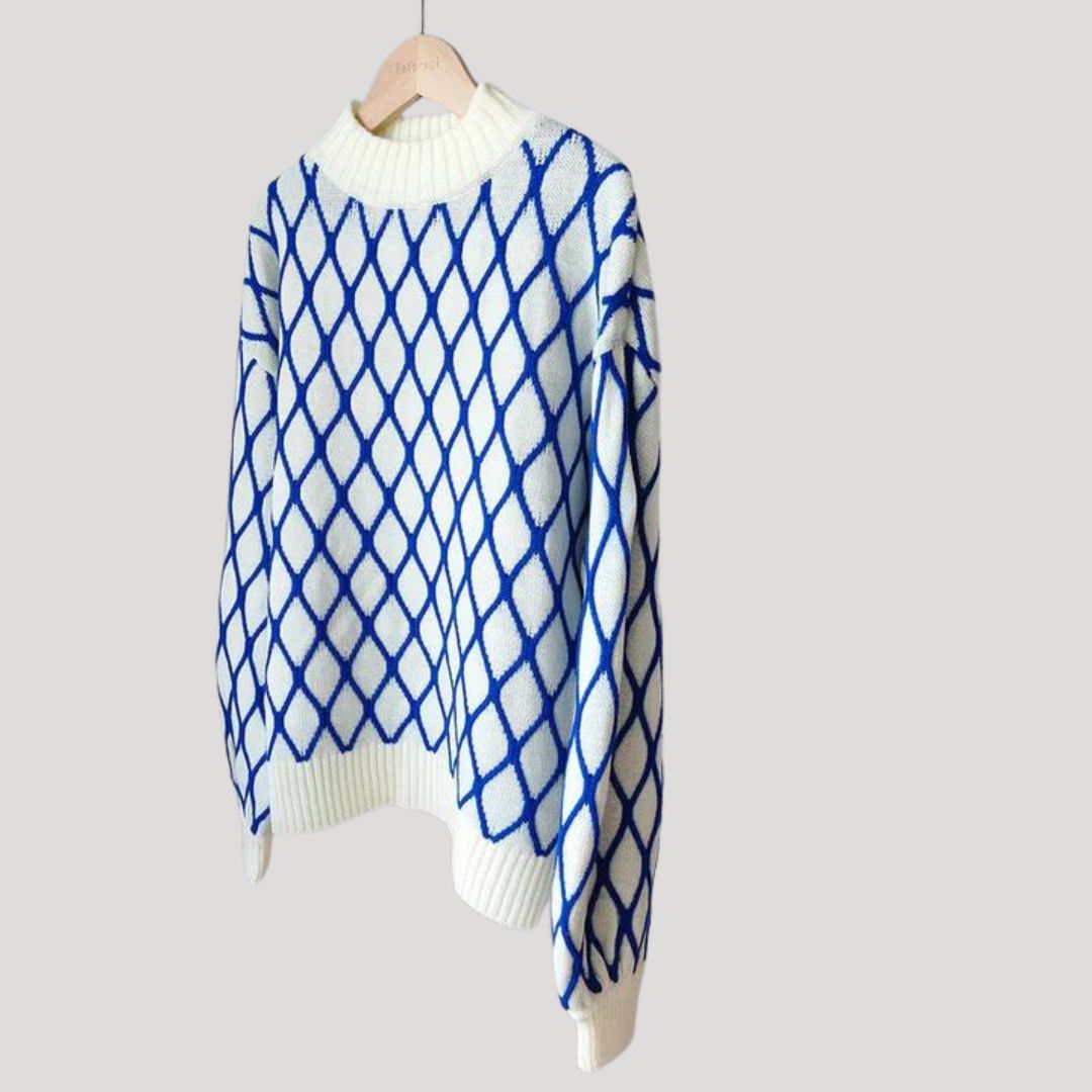 Amely - Jersey estampado con mangas globo