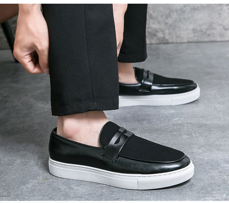 Mocasines hombre casuales cuero marrón estilo británico - Camden