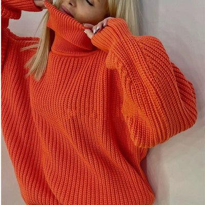 Ariadna - Jersey de punto con cuello alto