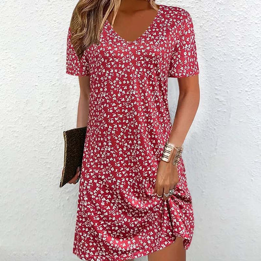 Mina - Vestido casual con estampado floral