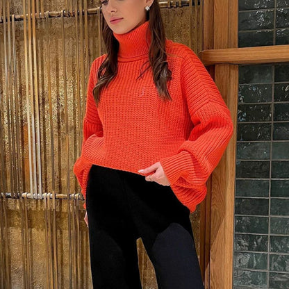 Ariadna - Jersey de punto con cuello alto