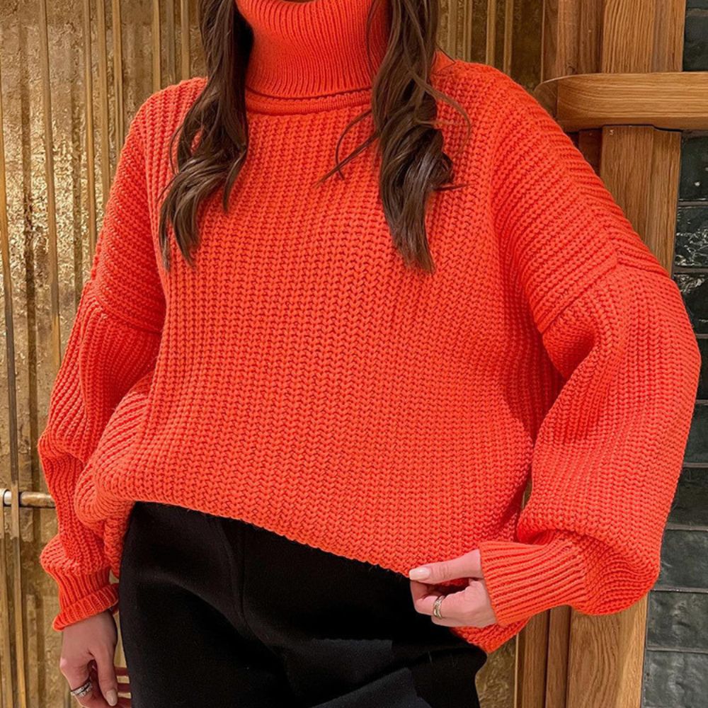 Ariadna - Jersey de punto con cuello alto