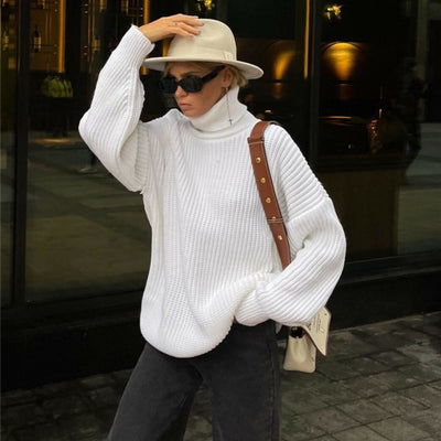 Ariadna - Jersey de punto con cuello alto