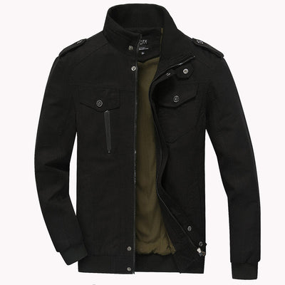 Chaqueta de hombre de algodón militar informal - Arvid