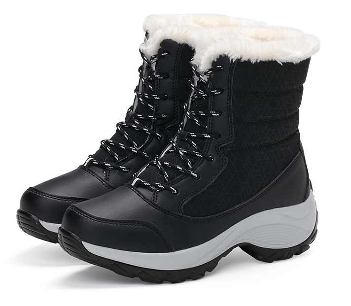 Botas de nieve impermeables para mujer con forro calido - Elara