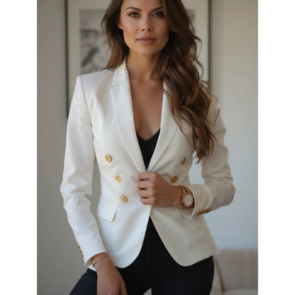 Vanessa - Elegante blazer de algodón de lujo para mujer