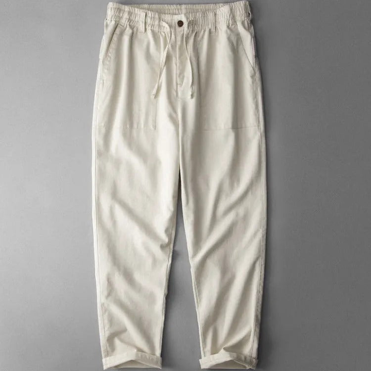 Pantalón casual hombre lino transpirable estilo relajado - Iván
