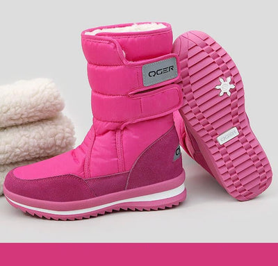 Botas de mujer acolchadas impermeables para clima frio - Evonia
