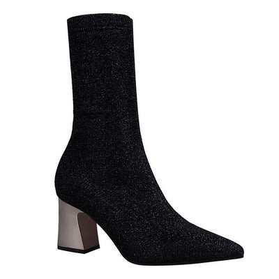 Hlakaja - Botas cortas de lentejuelas