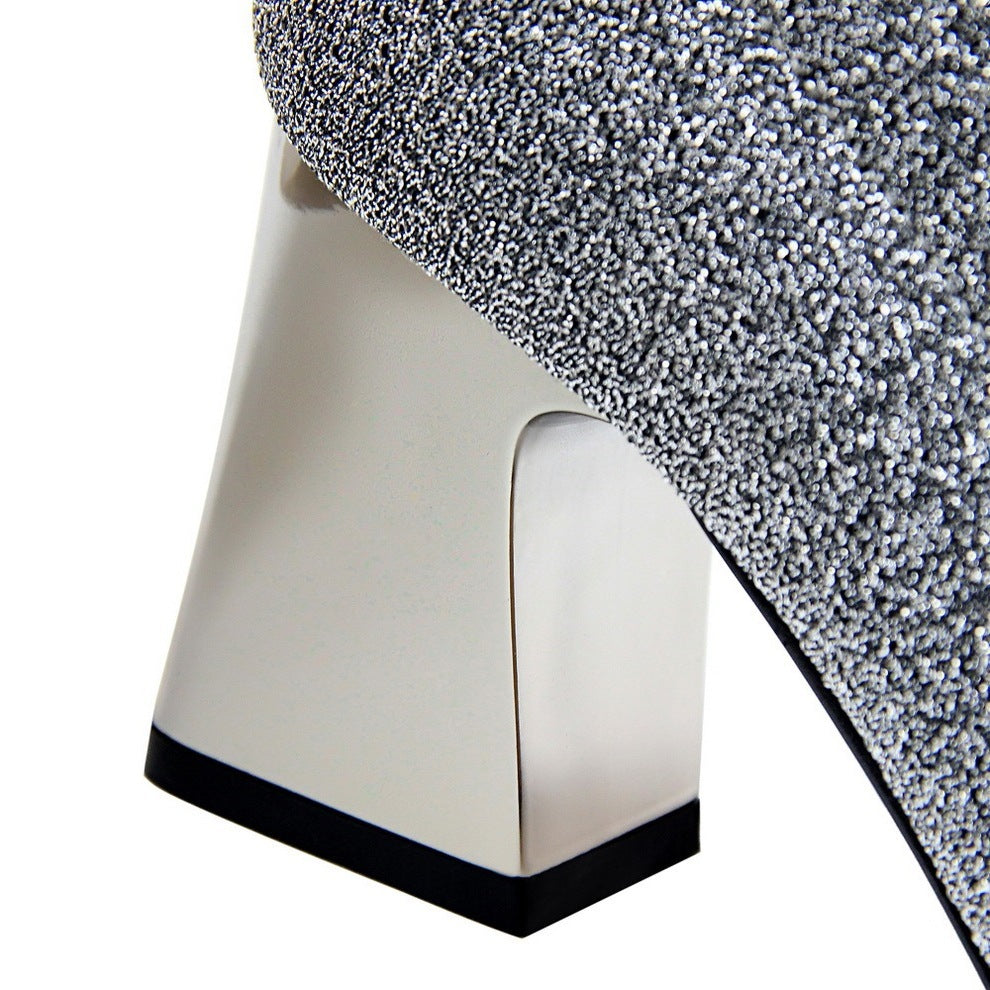 Hlakaja - Botas cortas de lentejuelas