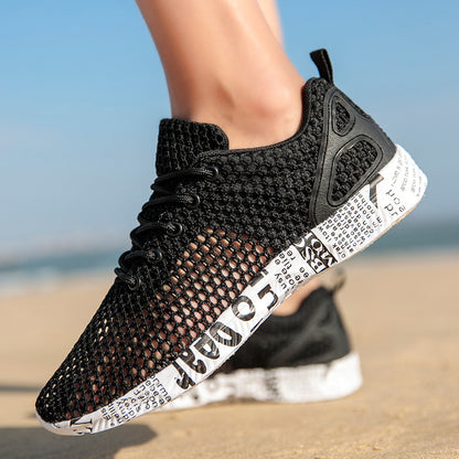 Zapatos transpirables para hombre con diseño de rejilla y suela urbana - Aksel
