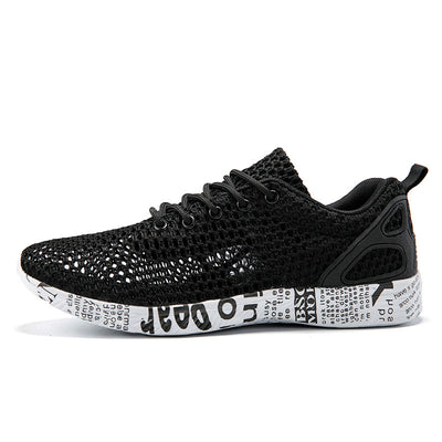 Zapatos transpirables para hombre con diseño de rejilla y suela urbana - Aksel