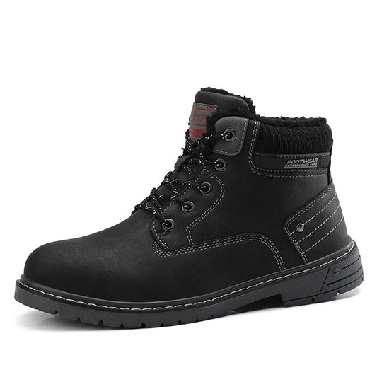 Botas de cuero para hombre con forro termico y suela antideslizante - Bale