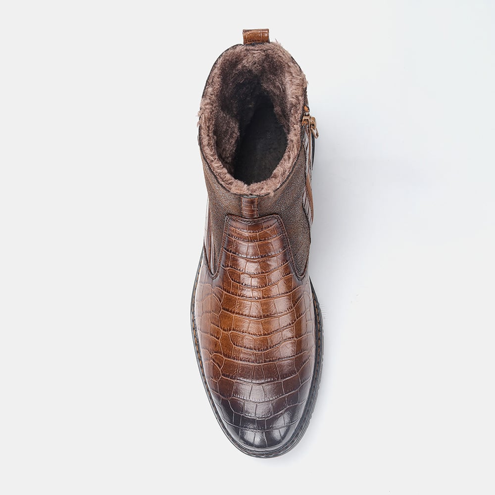 Botines elegantes de invierno para hombre con forro calido - Lars