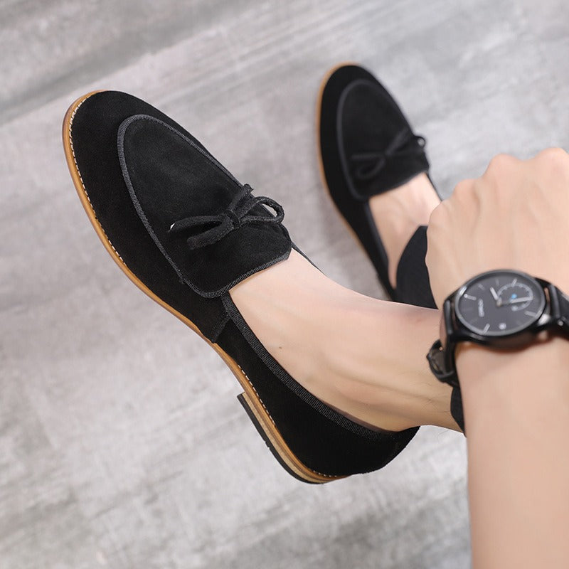 Mocasines hombre lazo decorativo gamuza - Dorian
