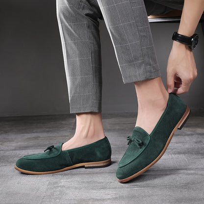 Mocasines hombre lazo decorativo gamuza - Dorian