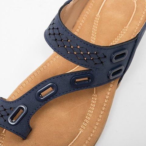 Sandalias mujer confort sin cordones estilo casual gris - Nayra