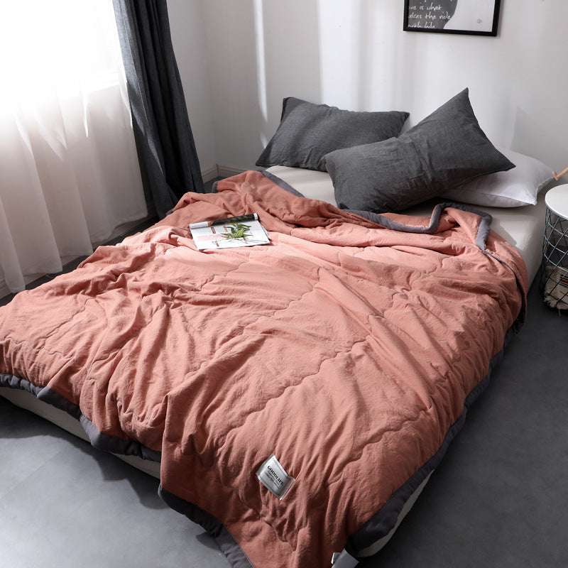 Colcha de verano de algodón transpirable