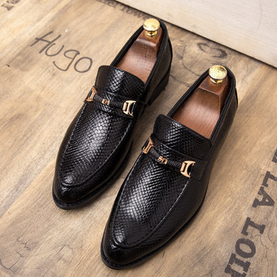 Mocasines elegantes de cuero para hombre  - Helian