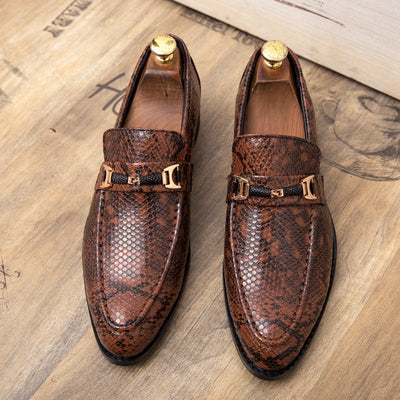 Mocasines elegantes de cuero para hombre  - Helian