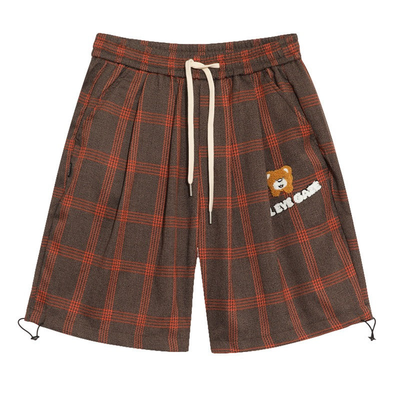 Bermuda hombre cuadros lana estilo oversize - Iván