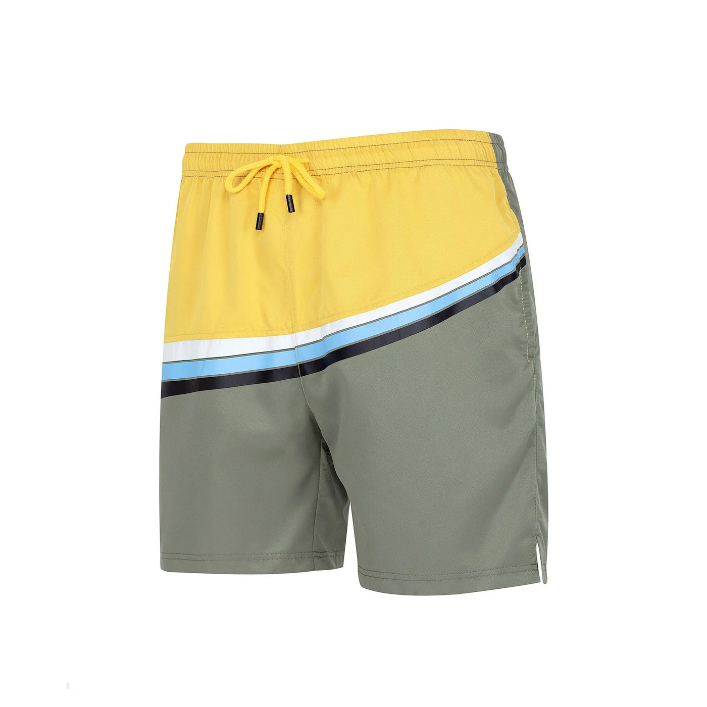 Pantalones cortos para hombre de microfibra con diseño a rayas - Marcelo