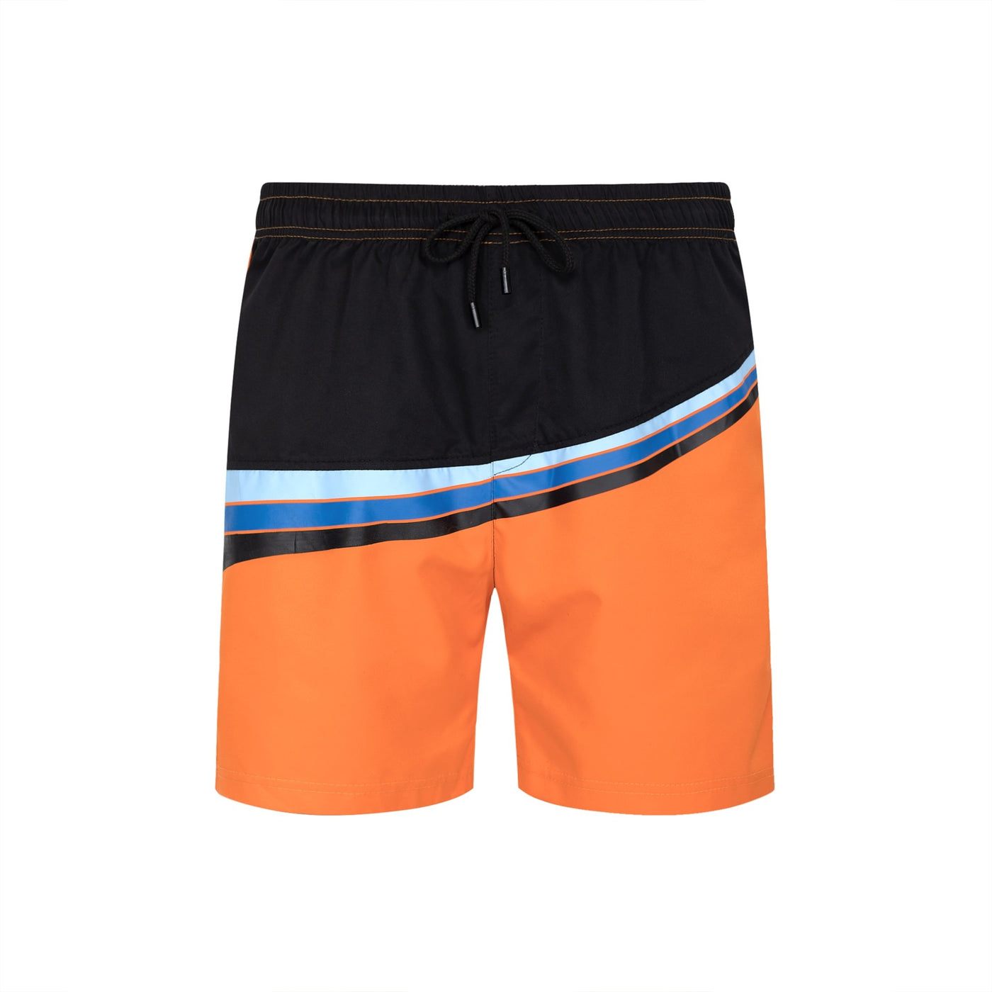 Pantalones cortos para hombre de microfibra con diseño a rayas - Marcelo