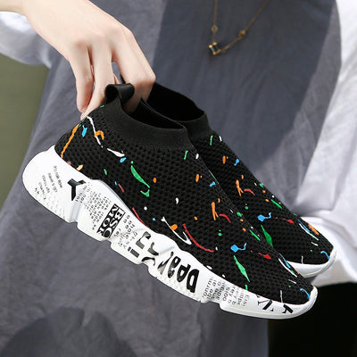 Zapatillas deportivas hombre tejido transpirable estilo urbano - Adrián