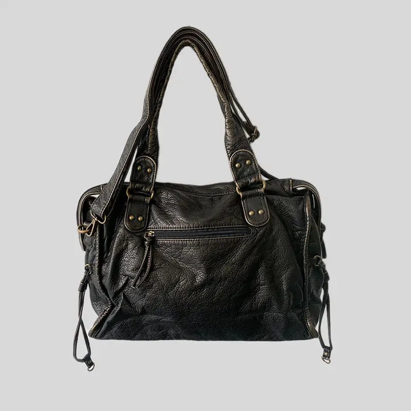 Jeoara - Bolso tote de piel vintage