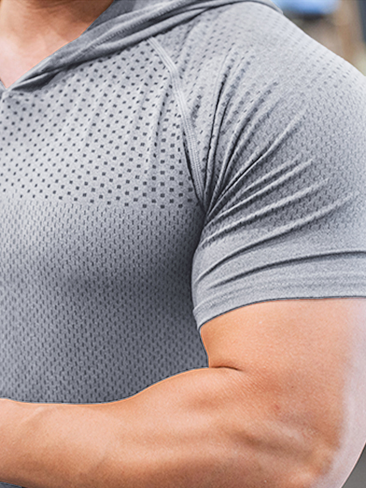 Camisa CoreFit con Capucha