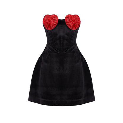 Ariella - Elegante minivestido sin tirantes