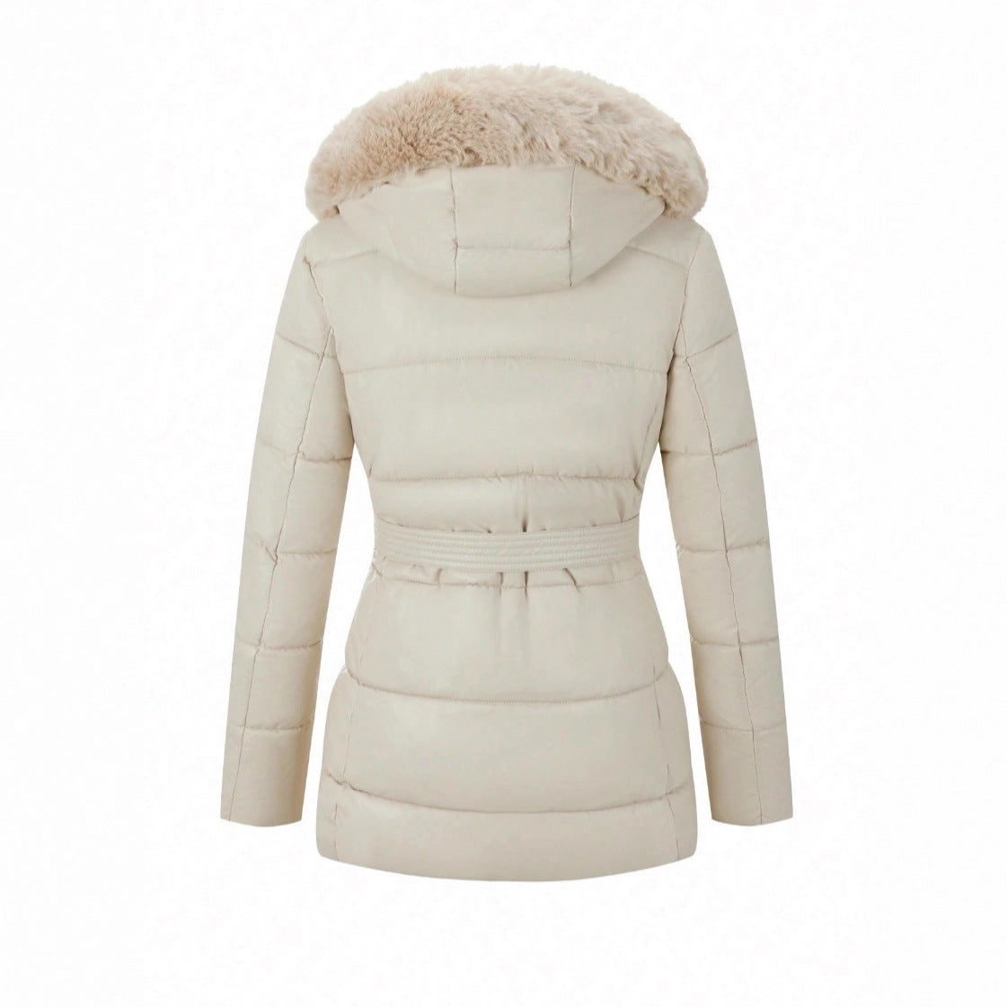 Chaqueta acolchada para mujer efecto envolvente - Eliande