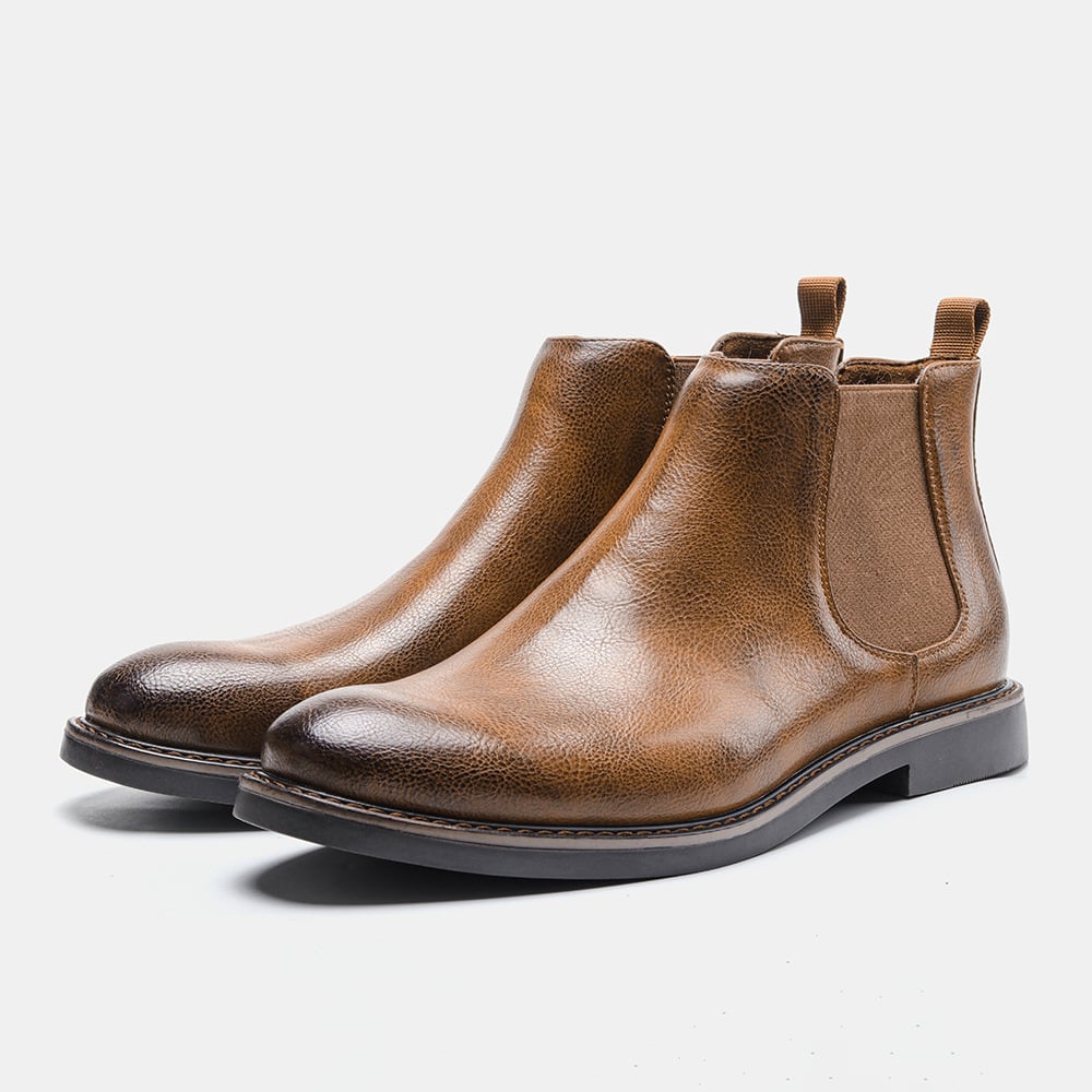 Botines de cuero impermeables para hombre - Narev