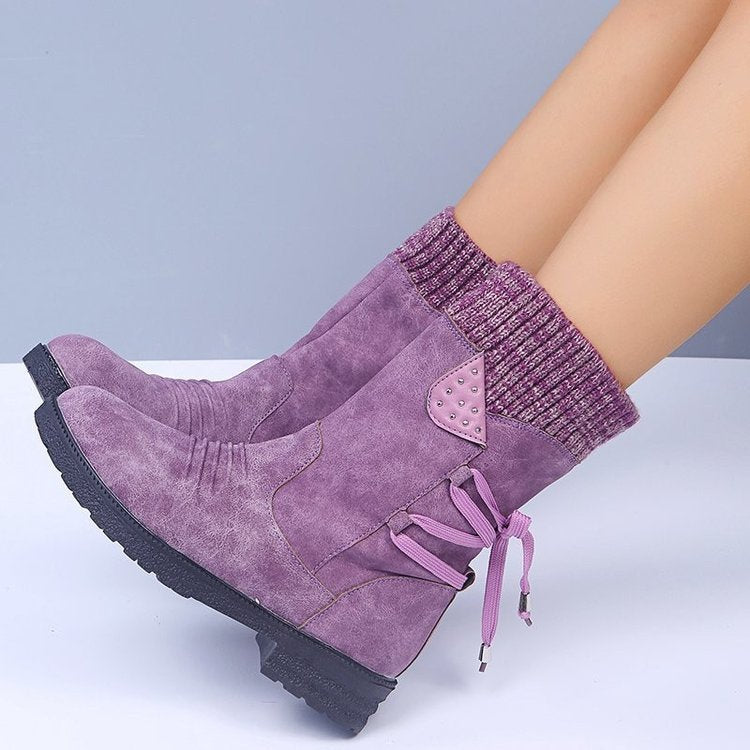 Pia - Botas de nieve con cordones