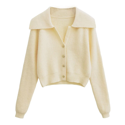 Cardigan mujer cuello solapa - Livia
