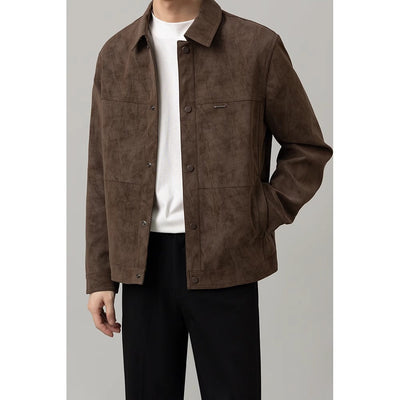 Chaqueta para hombre efecto ante - Veyran