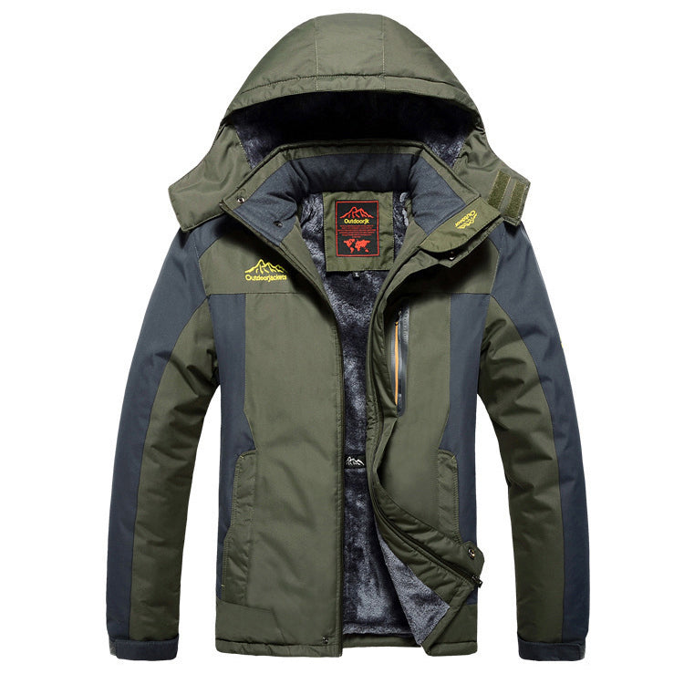 Chaqueta hombre impermeable forrada con capucha - Cavalieri