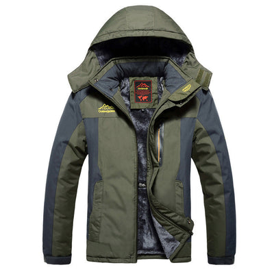 Chaqueta hombre impermeable forrada con capucha - Cavalieri