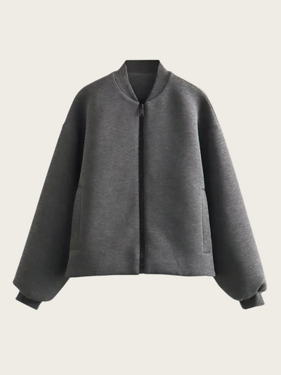 Chaqueta bomber de mujer con cierre de cremallera - Xime