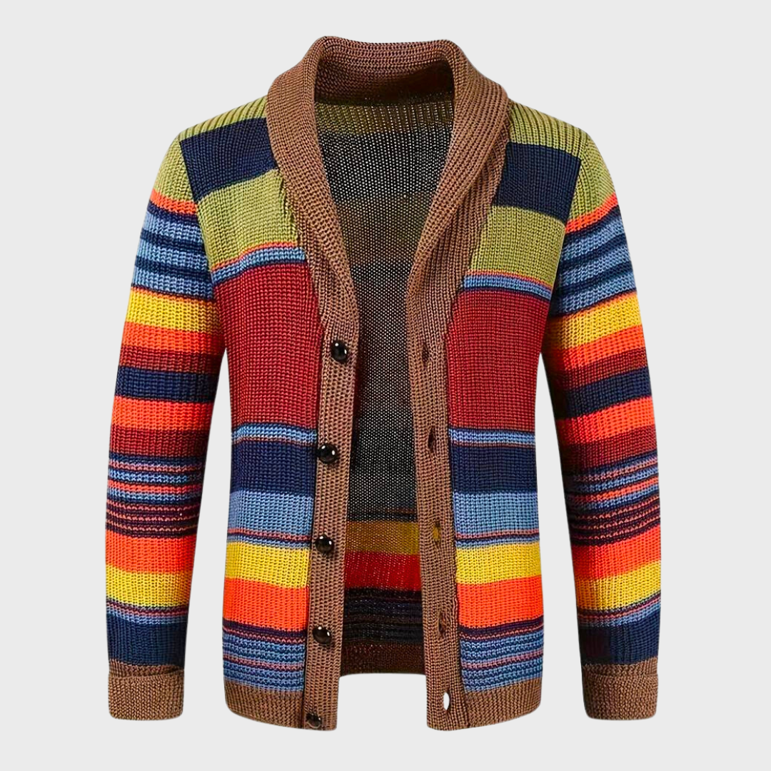 Richard - Chaqueta de punto clásica para hombre