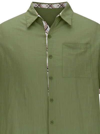 Michael - Elegante camisa tradicional con estampado gráfico a cuadros