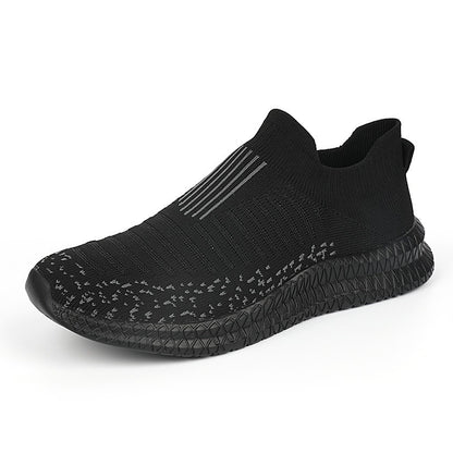 Zapatillas deportivas hombre tejido antideslizante azul grafito moderno - Dorian