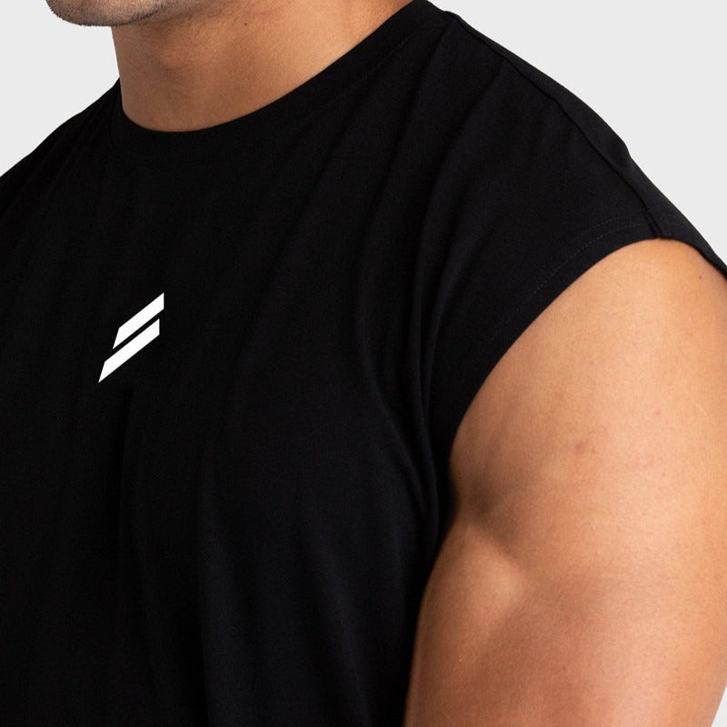 Camiseta sin mangas hombre algodón transpirable estilo deportivo - Thiago