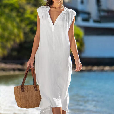 Karolina - Vestido con cuello en V