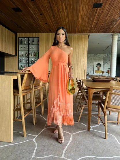 Lucy - Vestido de moda con flecos