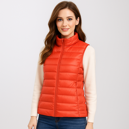 Chaleco acolchado para mujer ligero elegante - Thalinne