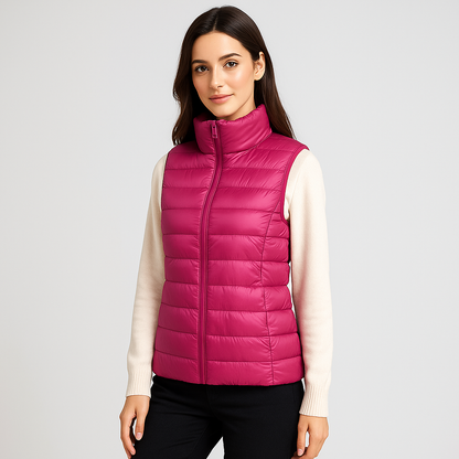Chaleco acolchado para mujer ligero elegante - Thalinne