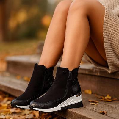 Botines mujer estilo deportivo con suela ligera - Althea