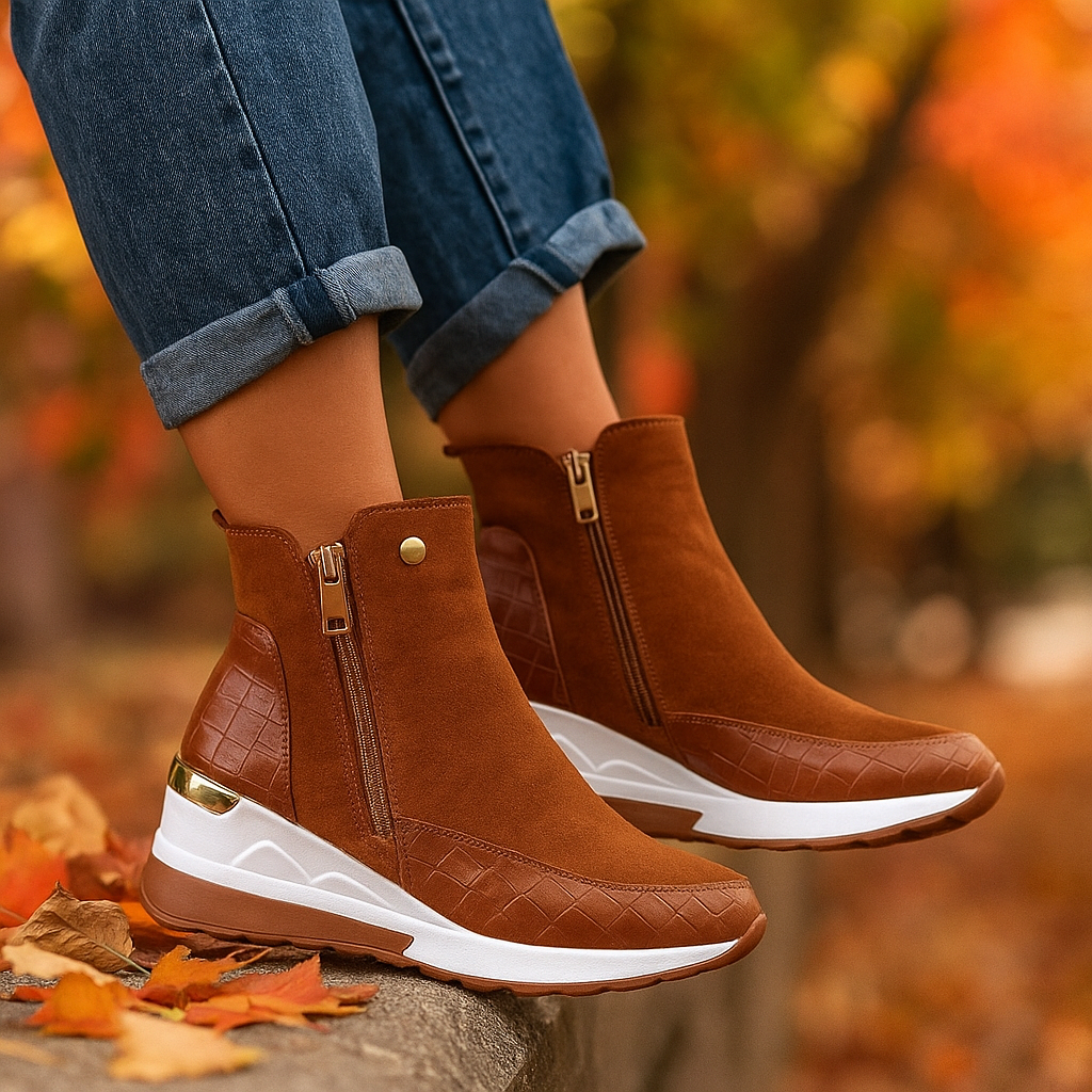 Botines mujer estilo deportivo con suela ligera - Althea