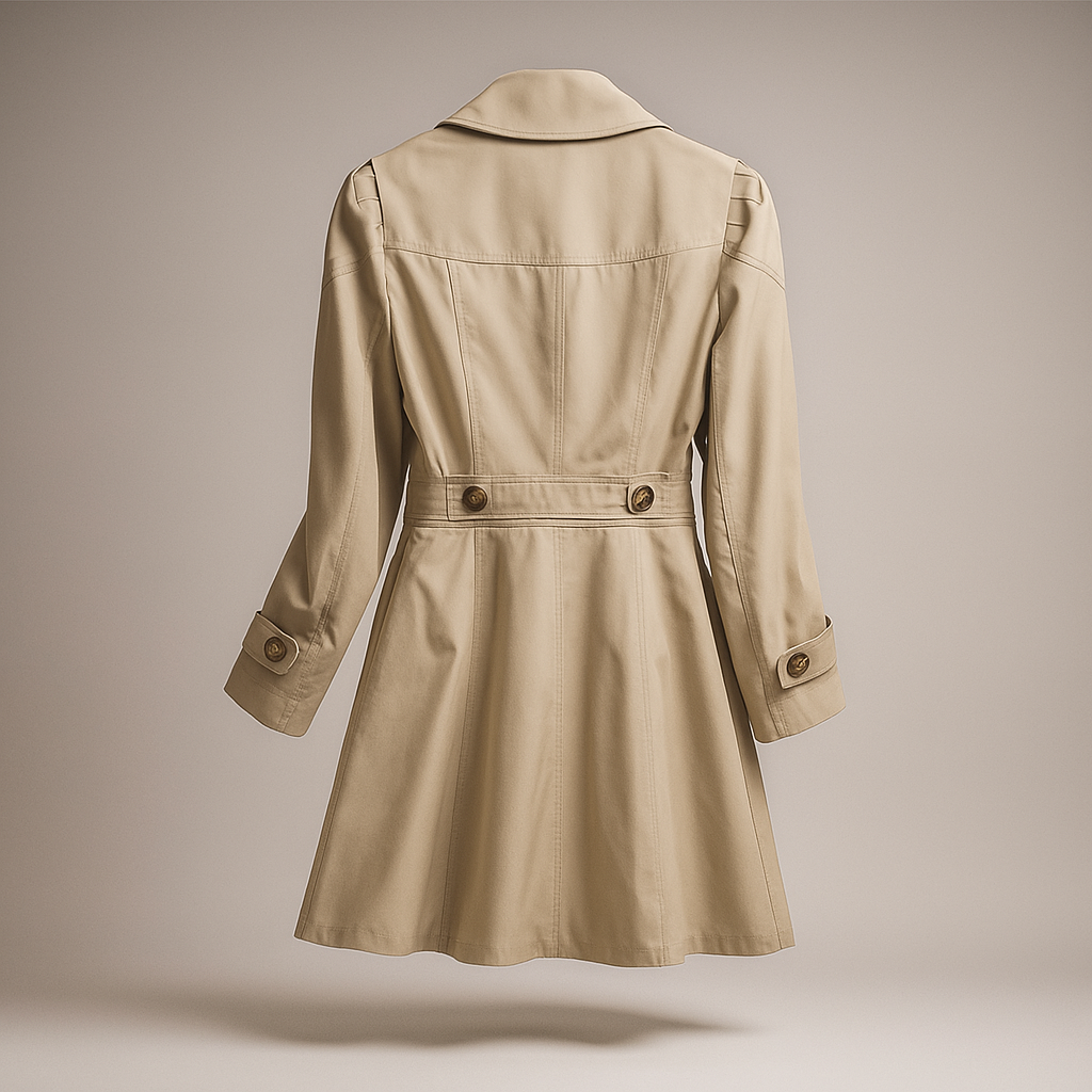 Abrigo mujer trench clasico corte elegante - Larissa